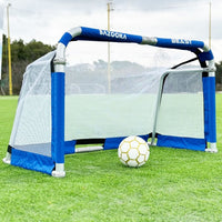 BAZOOKA “BEAST” FULL ALUMINIUM FOLDING GOAL 150x90 Royal Blå/vit