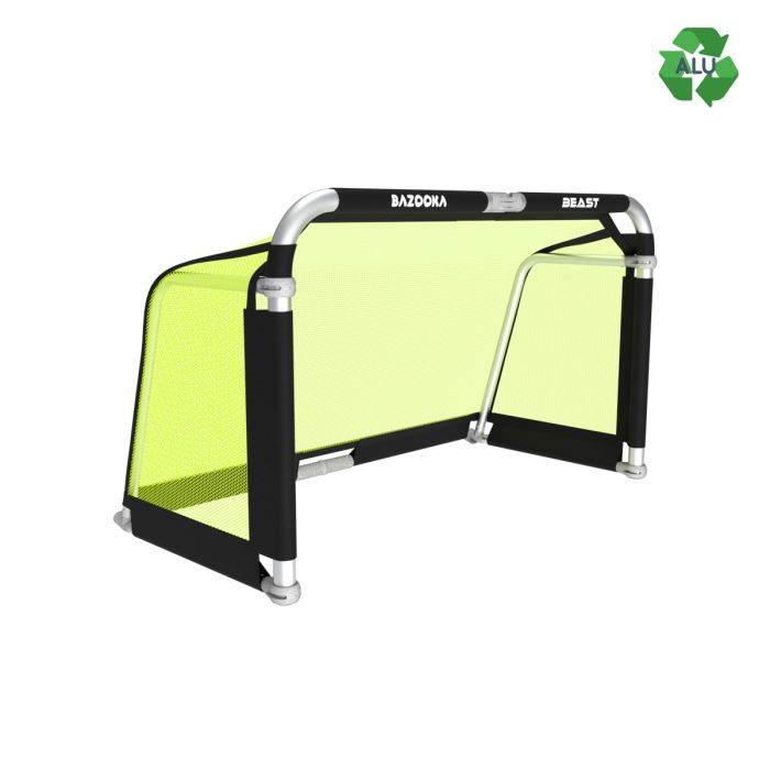 BAZOOKA “BEAST” FULL ALUMINIUM FOLDING GOAL 150x90 Svart/Gul