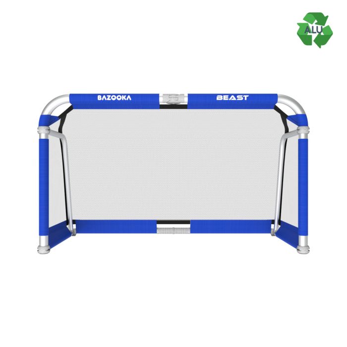 BAZOOKA “BEAST” FULL ALUMINIUM FOLDING GOAL 150x90 Royal Blå/vit