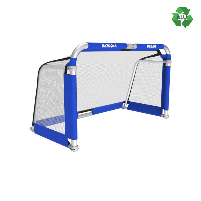 BAZOOKA “BEAST” FULL ALUMINIUM FOLDING GOAL 150x90 Royal Blå/vit