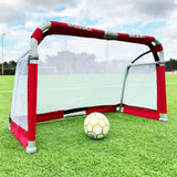 BAZOOKA “BEAST” FULL ALUMINIUM FOLDING GOAL 150x90 Röd/vit