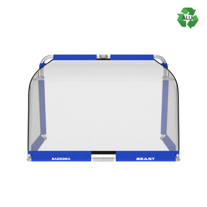 BAZOOKA “BEAST” FULL ALUMINIUM FOLDING GOAL 180x120 Royal Blå/Vit