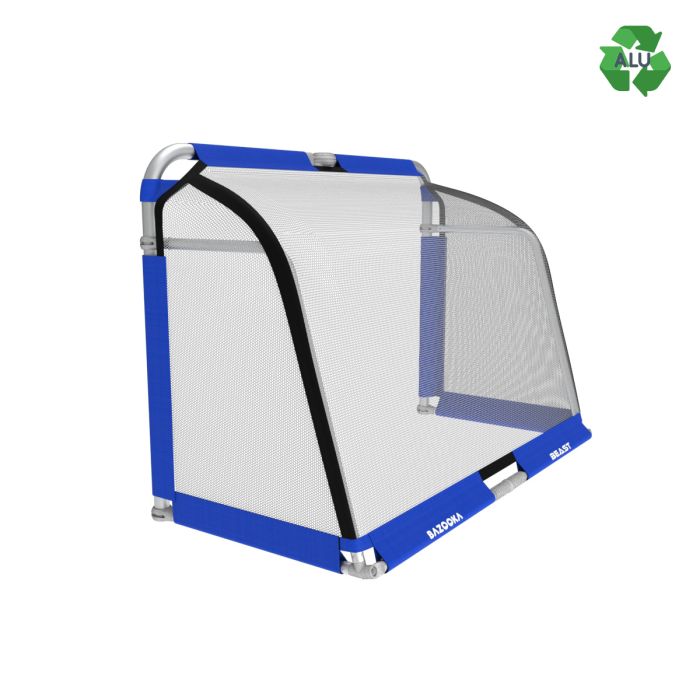 BAZOOKA “BEAST” FULL ALUMINIUM FOLDING GOAL 180x120 Royal Blå/Vit