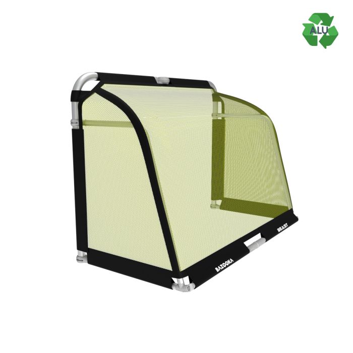 BAZOOKA “BEAST” FULL ALUMINIUM FOLDING GOAL 180x120 Svart/gul