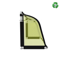 BAZOOKA “BEAST” FULL ALUMINIUM FOLDING GOAL 180x120 Svart/gul
