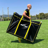 BAZOOKA “BEAST” FULL ALUMINIUM FOLDING GOAL 180x120 Svart/gul