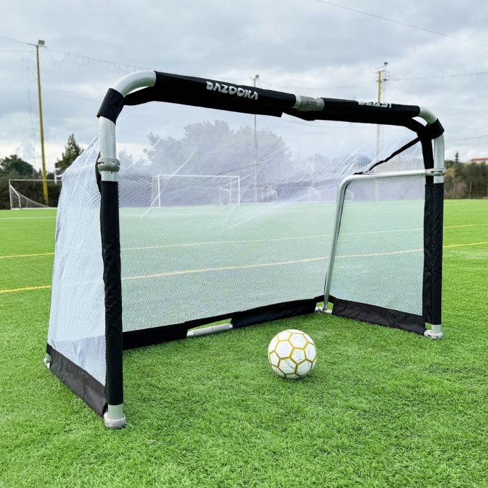 BAZOOKA “BEAST” FULL ALUMINIUM FOLDING GOAL 180x120 Svart/vit