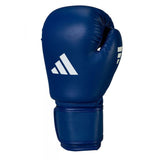 adidas Iba Cactus Leather Boxing Gloves-Blue