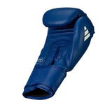 adidas Iba Cactus Leather Boxing Gloves-Blue