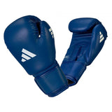 adidas Iba Cactus Leather Boxing Gloves-Blue