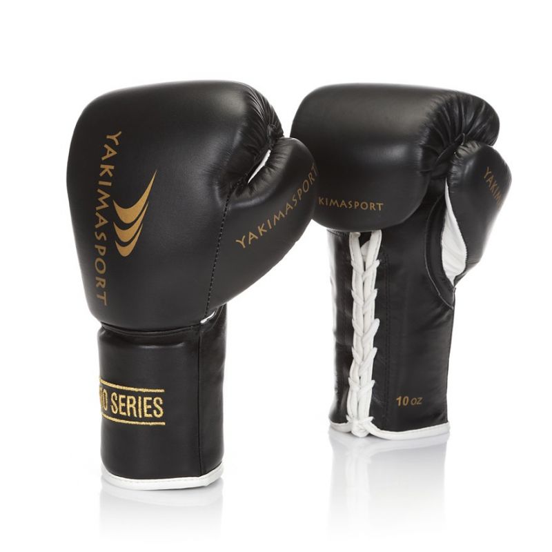 Yakima Tiger Black L 10 oz boxing gloves